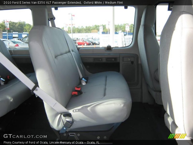 Oxford White / Medium Flint 2010 Ford E Series Van E350 XLT Passenger Extended