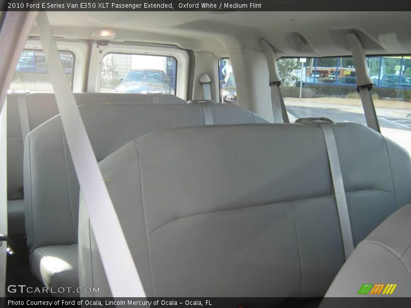 Oxford White / Medium Flint 2010 Ford E Series Van E350 XLT Passenger Extended