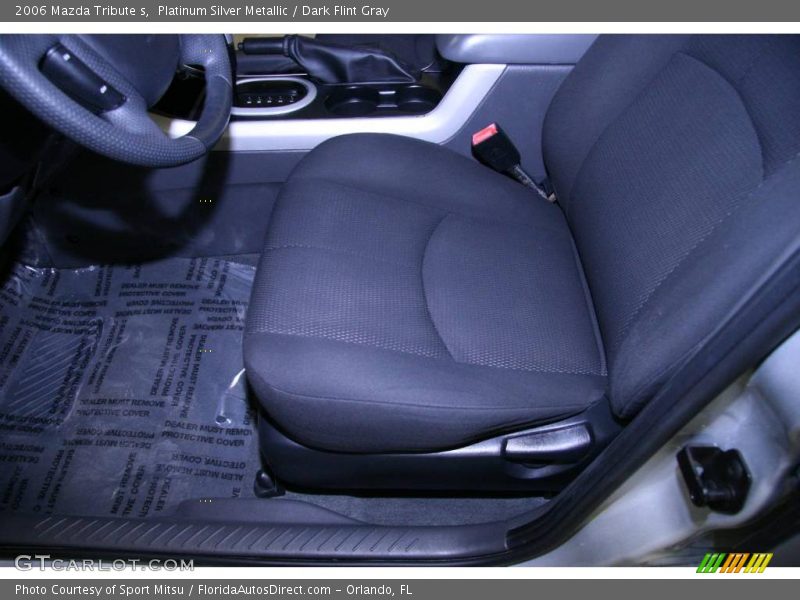 Platinum Silver Metallic / Dark Flint Gray 2006 Mazda Tribute s