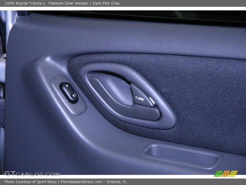 Platinum Silver Metallic / Dark Flint Gray 2006 Mazda Tribute s