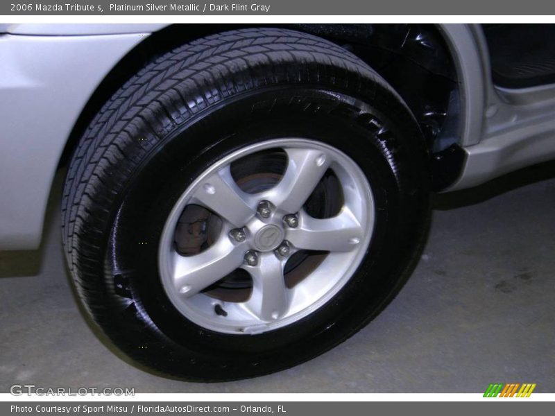 Platinum Silver Metallic / Dark Flint Gray 2006 Mazda Tribute s