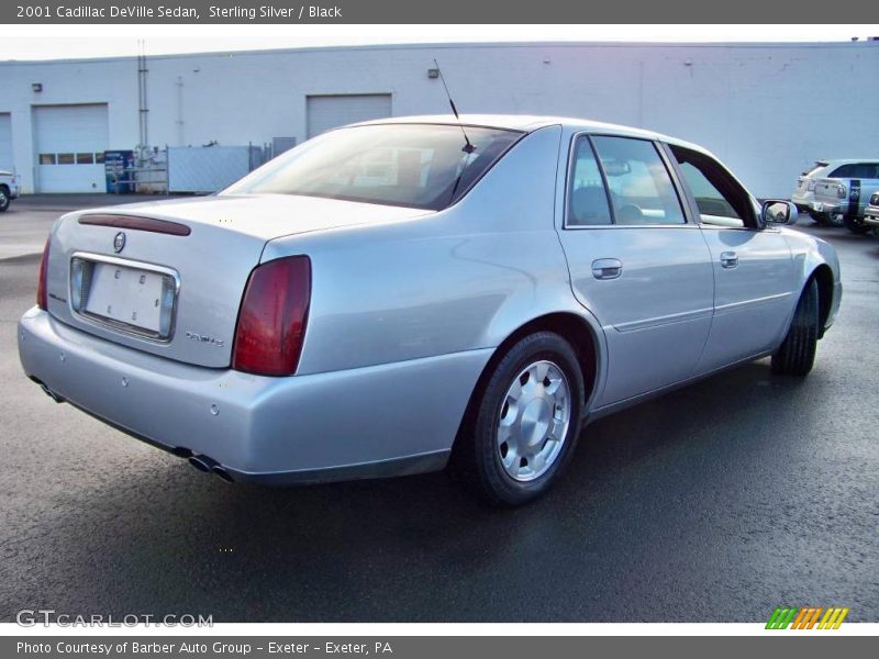 Sterling Silver / Black 2001 Cadillac DeVille Sedan