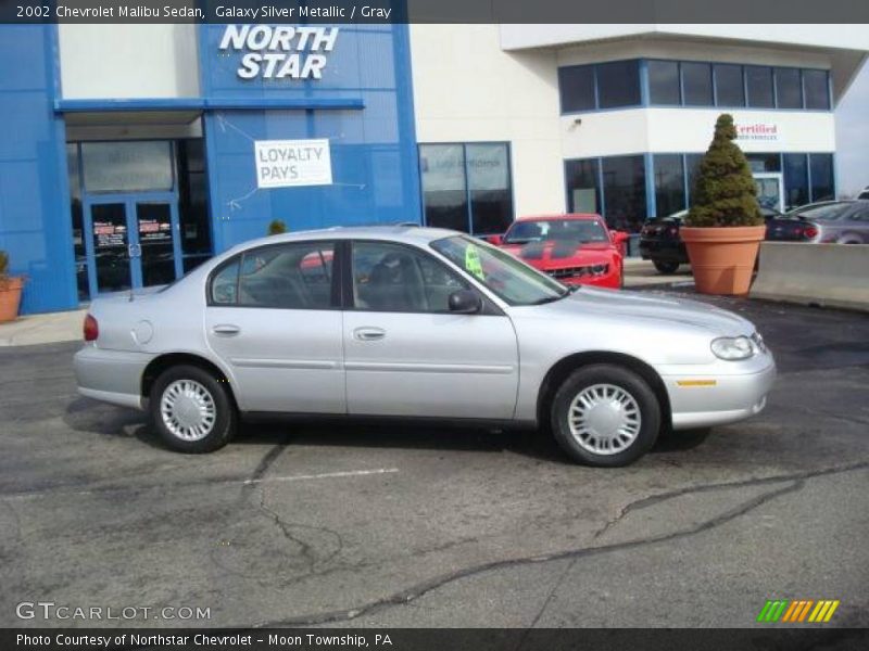 Galaxy Silver Metallic / Gray 2002 Chevrolet Malibu Sedan
