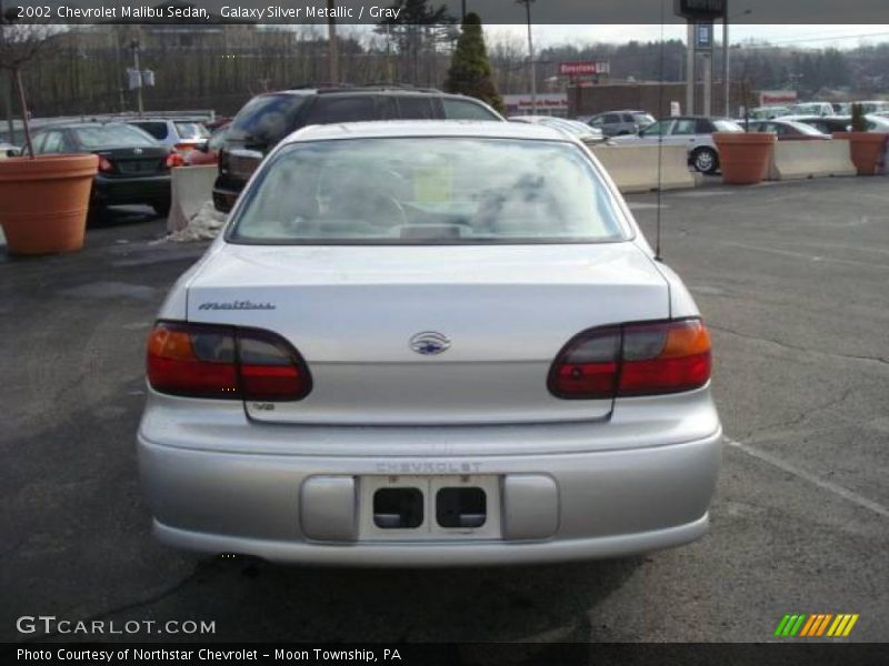 Galaxy Silver Metallic / Gray 2002 Chevrolet Malibu Sedan