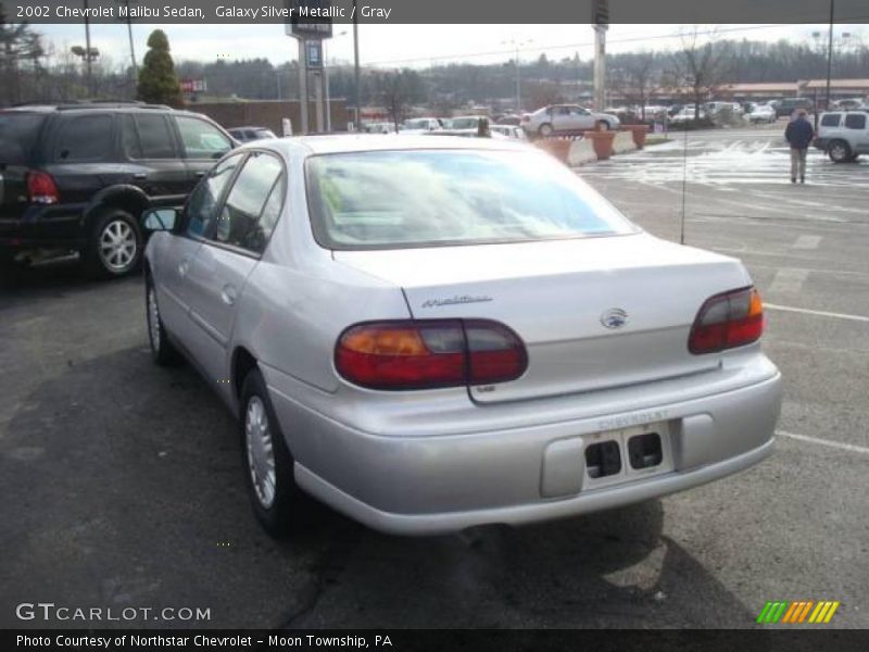 Galaxy Silver Metallic / Gray 2002 Chevrolet Malibu Sedan