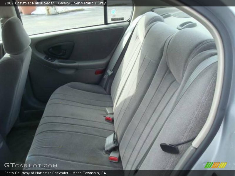 Galaxy Silver Metallic / Gray 2002 Chevrolet Malibu Sedan