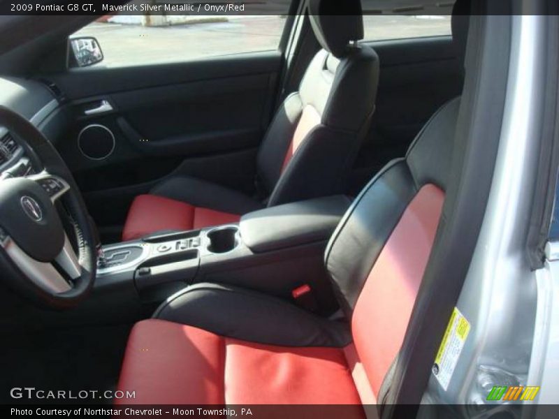 Maverick Silver Metallic / Onyx/Red 2009 Pontiac G8 GT