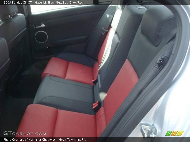 Maverick Silver Metallic / Onyx/Red 2009 Pontiac G8 GT