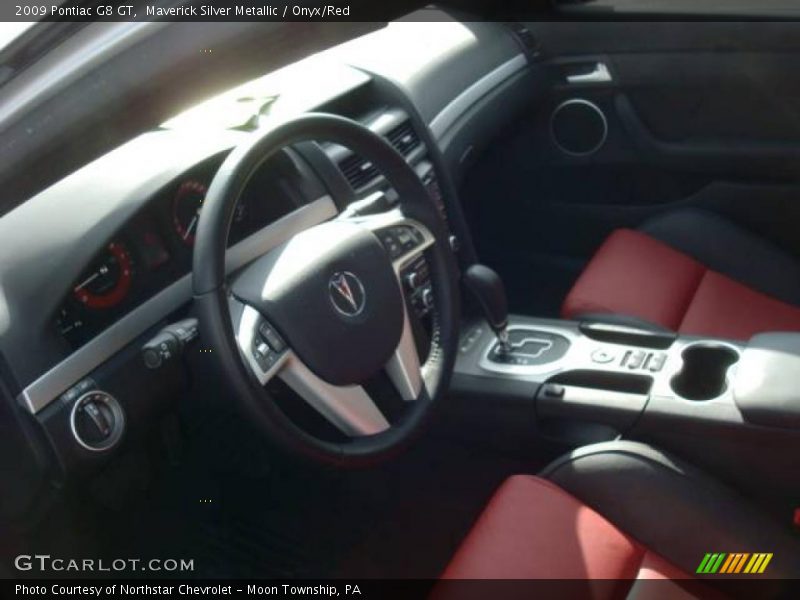 Maverick Silver Metallic / Onyx/Red 2009 Pontiac G8 GT