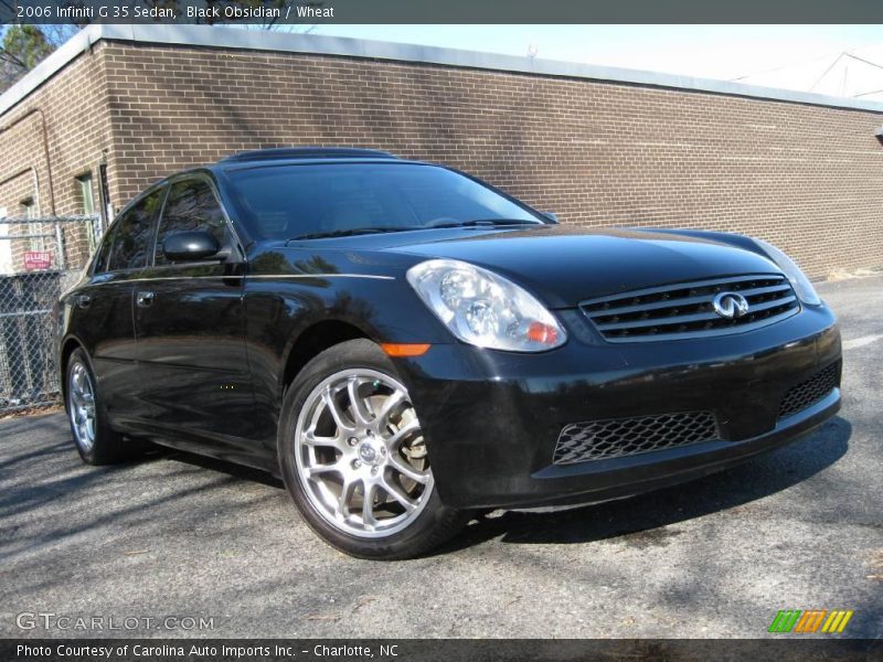 Black Obsidian / Wheat 2006 Infiniti G 35 Sedan