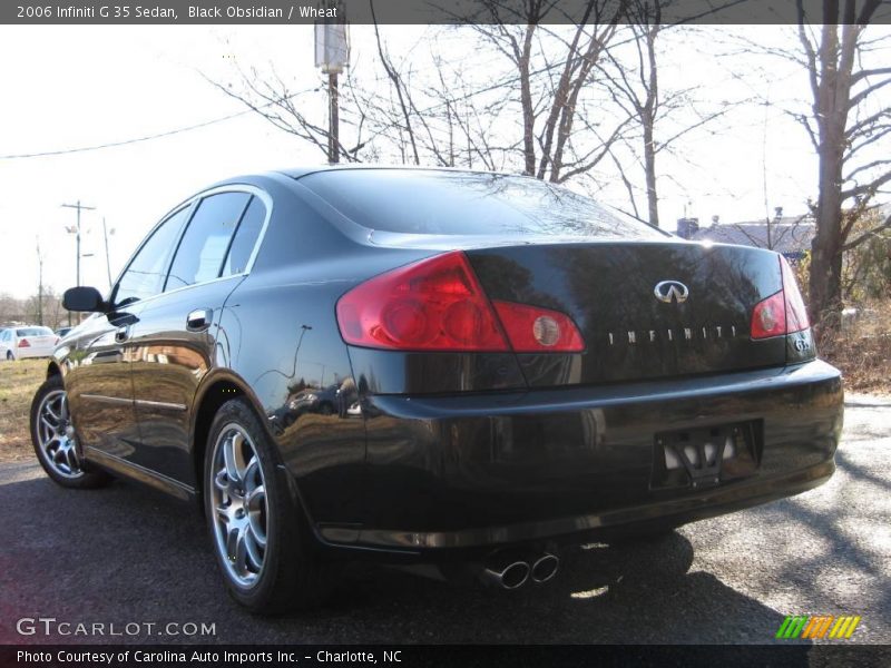 Black Obsidian / Wheat 2006 Infiniti G 35 Sedan