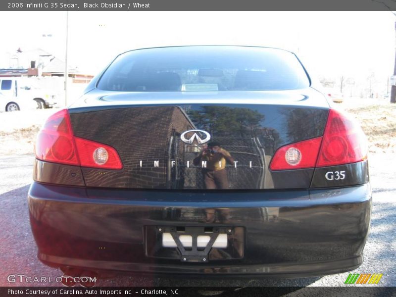 Black Obsidian / Wheat 2006 Infiniti G 35 Sedan