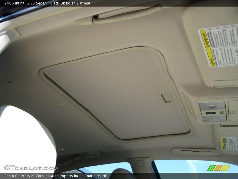 Black Obsidian / Wheat 2006 Infiniti G 35 Sedan