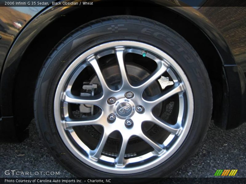 Black Obsidian / Wheat 2006 Infiniti G 35 Sedan