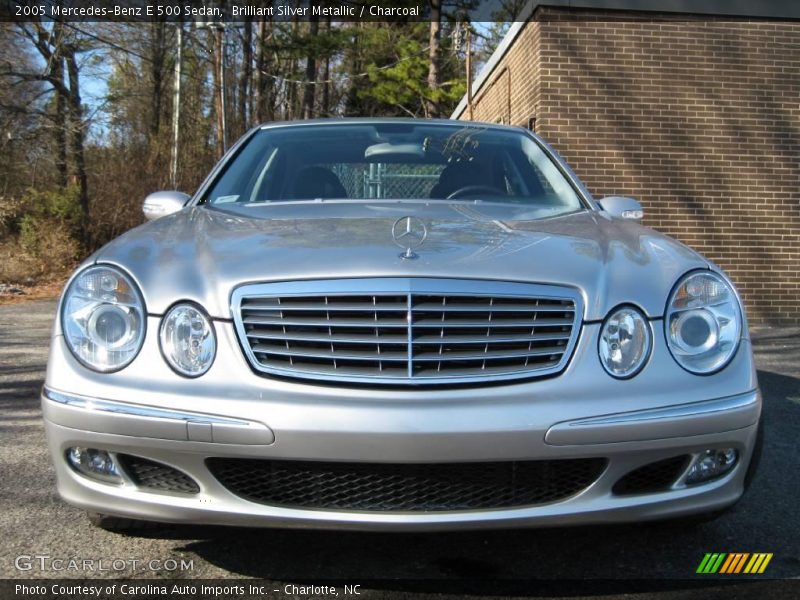 Brilliant Silver Metallic / Charcoal 2005 Mercedes-Benz E 500 Sedan