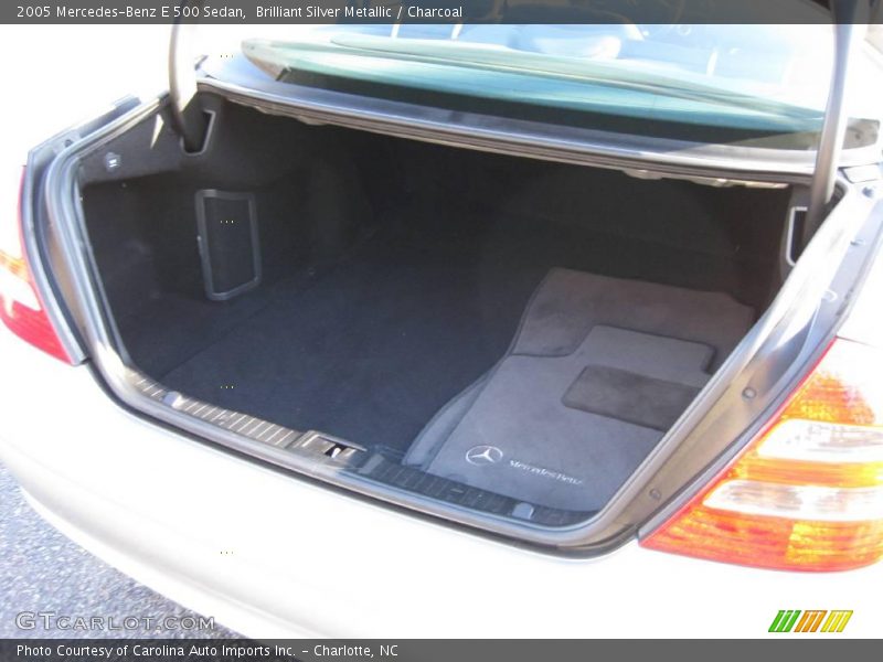 Brilliant Silver Metallic / Charcoal 2005 Mercedes-Benz E 500 Sedan