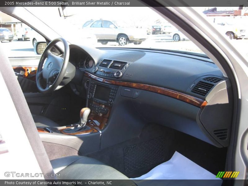 Brilliant Silver Metallic / Charcoal 2005 Mercedes-Benz E 500 Sedan