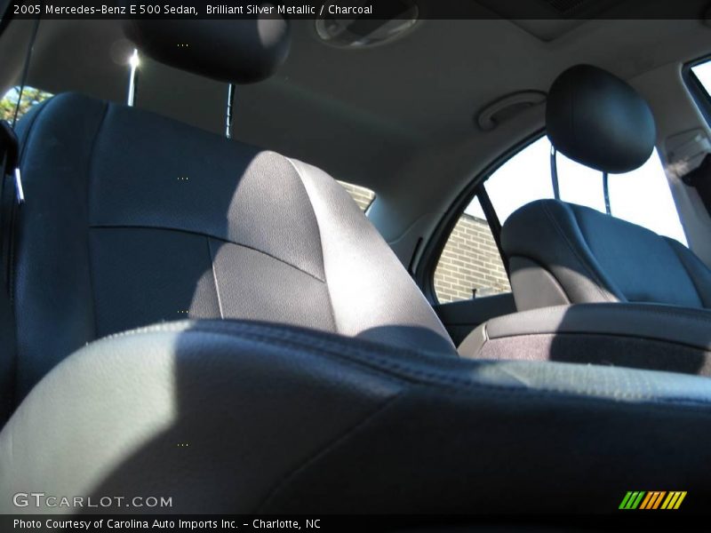 Brilliant Silver Metallic / Charcoal 2005 Mercedes-Benz E 500 Sedan