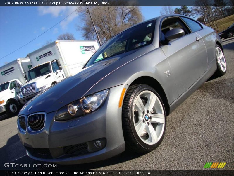 Space Grey Metallic / Black 2009 BMW 3 Series 335xi Coupe