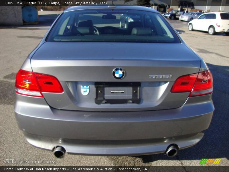 Space Grey Metallic / Black 2009 BMW 3 Series 335xi Coupe