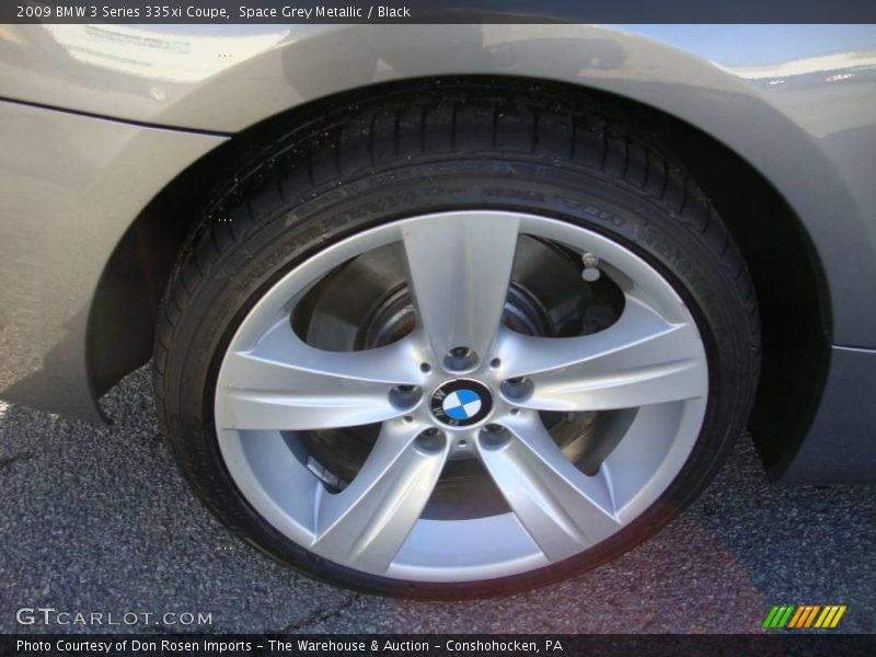 Space Grey Metallic / Black 2009 BMW 3 Series 335xi Coupe