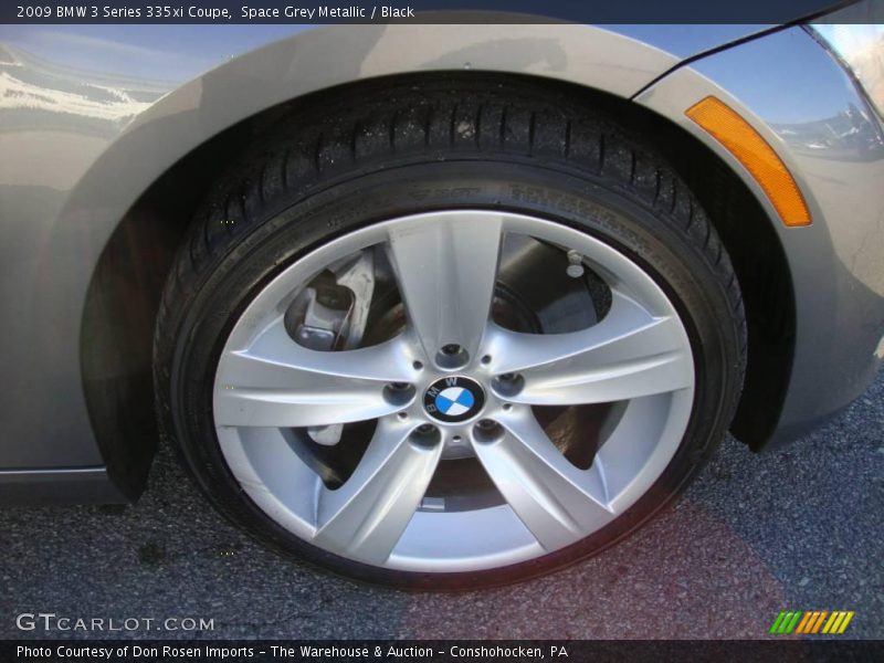 Space Grey Metallic / Black 2009 BMW 3 Series 335xi Coupe