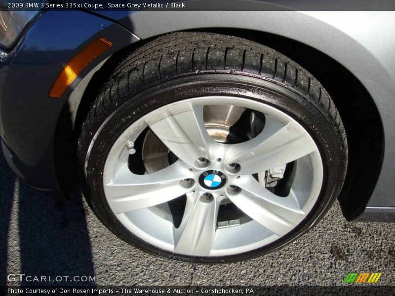 Space Grey Metallic / Black 2009 BMW 3 Series 335xi Coupe