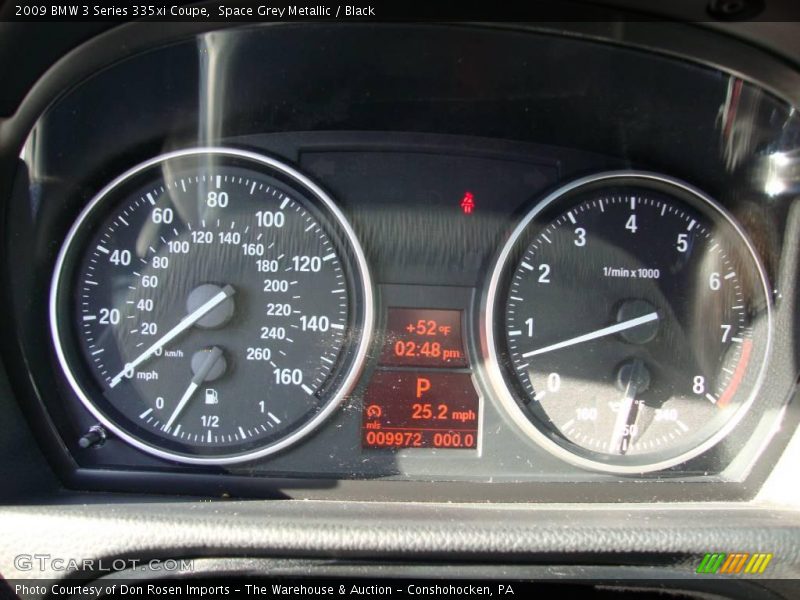 Space Grey Metallic / Black 2009 BMW 3 Series 335xi Coupe