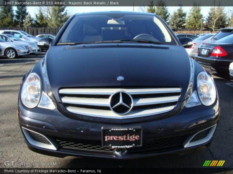 Majestic Black Metallic / Black 2007 Mercedes-Benz R 350 4Matic