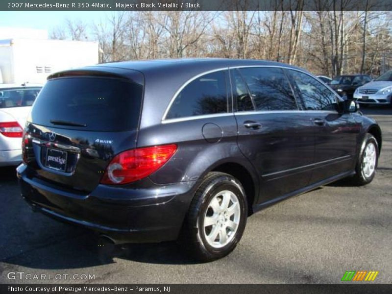 Majestic Black Metallic / Black 2007 Mercedes-Benz R 350 4Matic