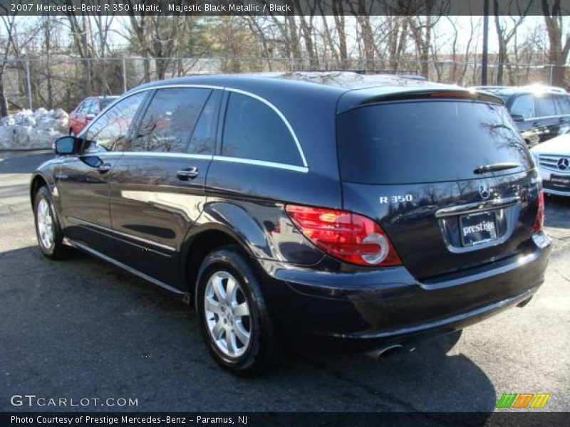 Majestic Black Metallic / Black 2007 Mercedes-Benz R 350 4Matic