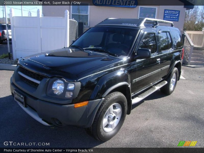 Super Black / Gray 2003 Nissan Xterra XE V6 4x4