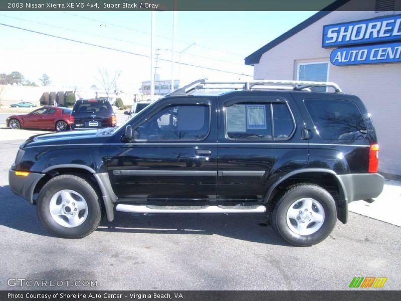Super Black / Gray 2003 Nissan Xterra XE V6 4x4