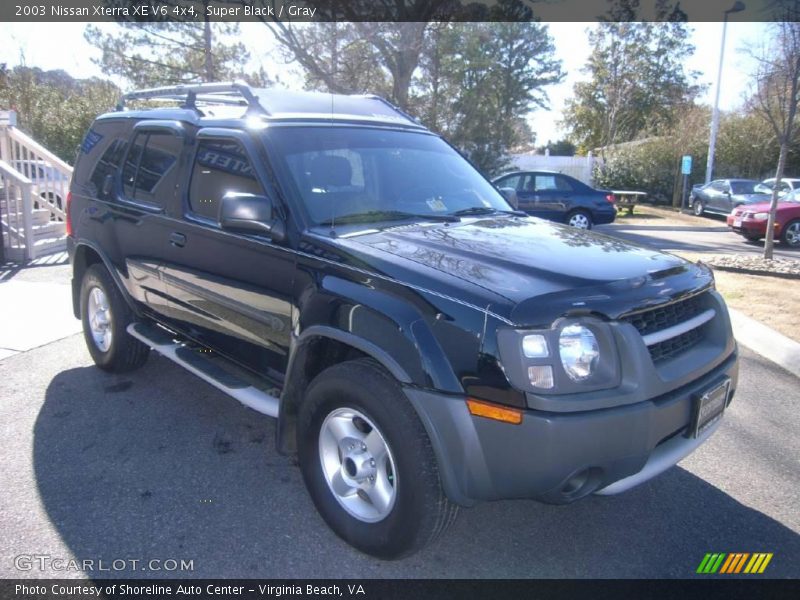 Super Black / Gray 2003 Nissan Xterra XE V6 4x4