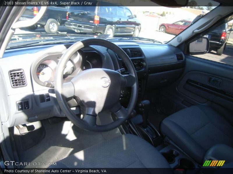 Super Black / Gray 2003 Nissan Xterra XE V6 4x4