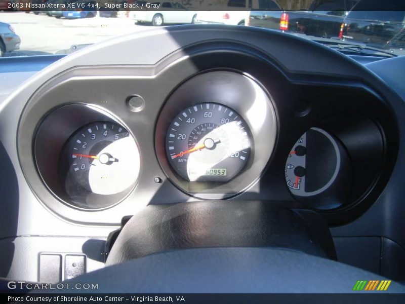 Super Black / Gray 2003 Nissan Xterra XE V6 4x4