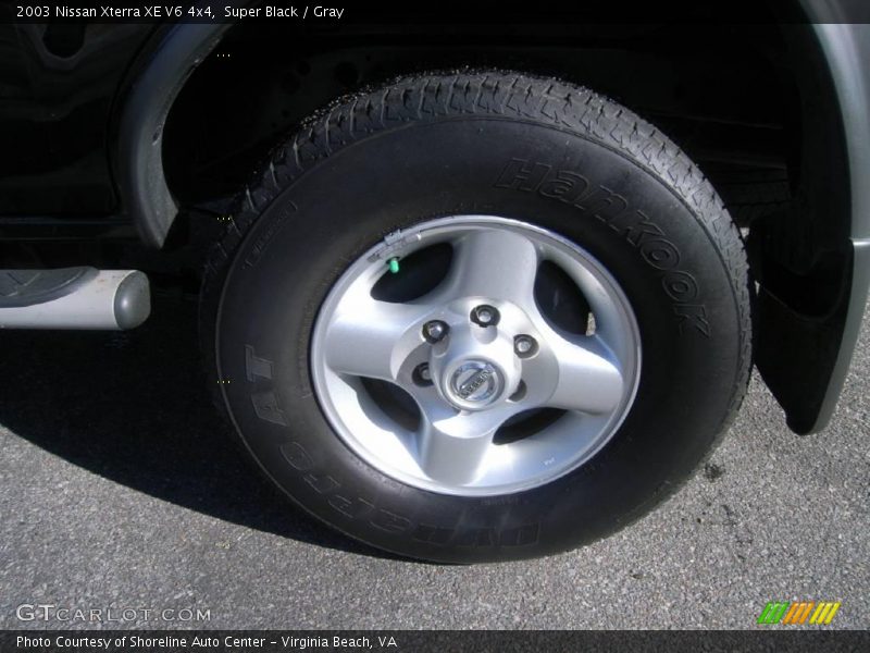 Super Black / Gray 2003 Nissan Xterra XE V6 4x4
