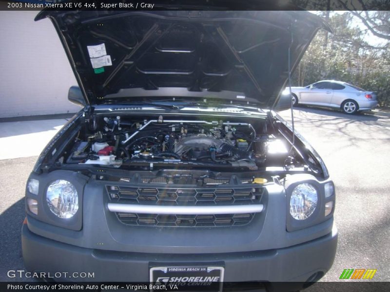Super Black / Gray 2003 Nissan Xterra XE V6 4x4