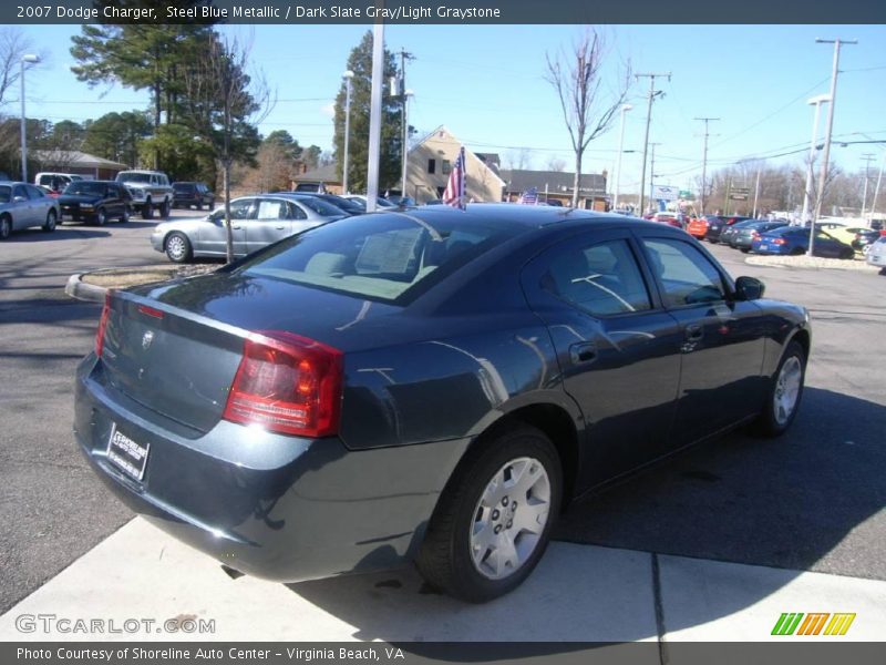 Steel Blue Metallic / Dark Slate Gray/Light Graystone 2007 Dodge Charger