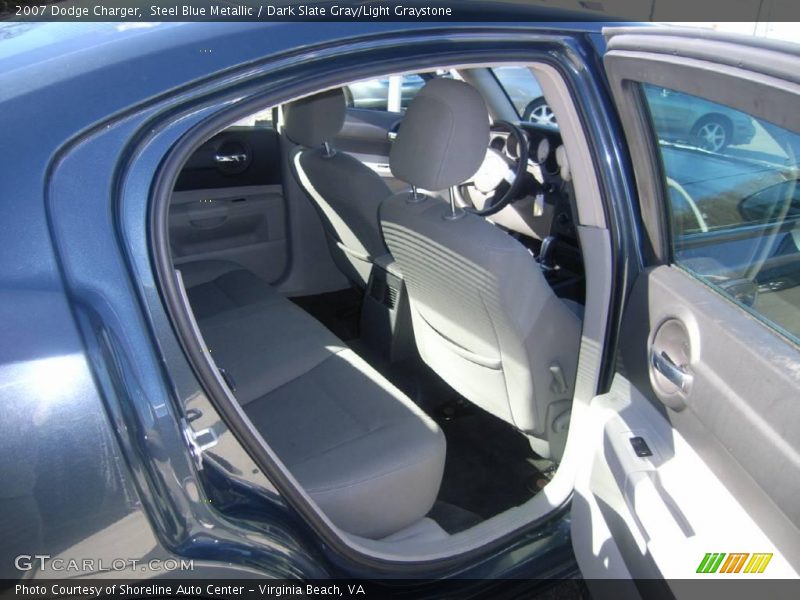 Steel Blue Metallic / Dark Slate Gray/Light Graystone 2007 Dodge Charger