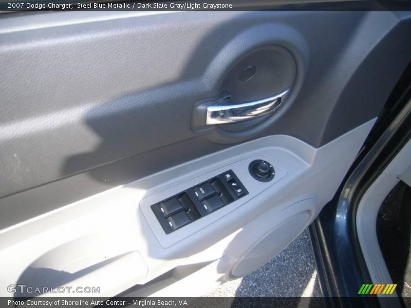 Steel Blue Metallic / Dark Slate Gray/Light Graystone 2007 Dodge Charger