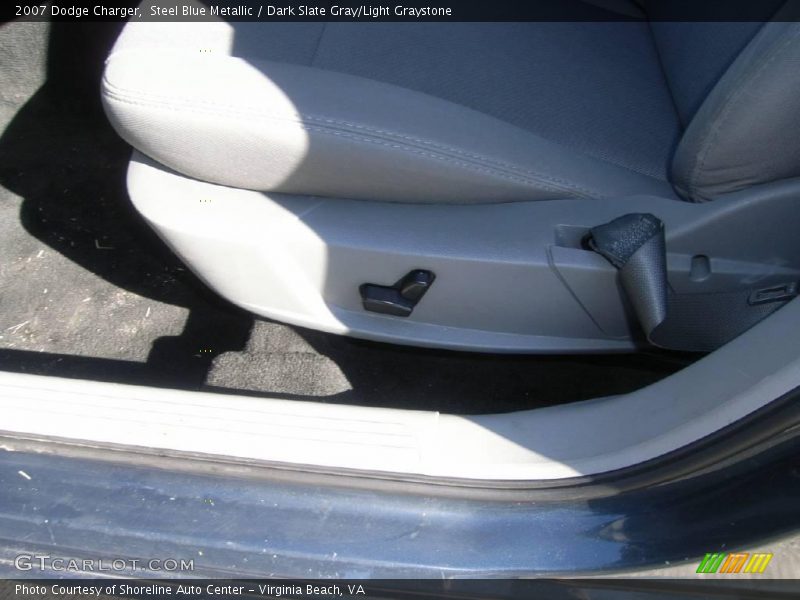 Steel Blue Metallic / Dark Slate Gray/Light Graystone 2007 Dodge Charger