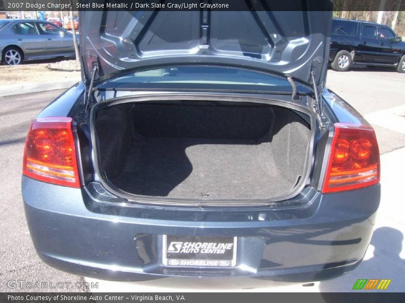 Steel Blue Metallic / Dark Slate Gray/Light Graystone 2007 Dodge Charger
