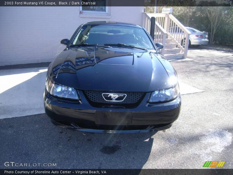 Black / Dark Charcoal 2003 Ford Mustang V6 Coupe