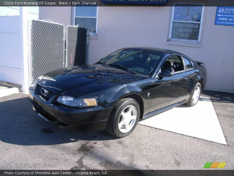 Black / Dark Charcoal 2003 Ford Mustang V6 Coupe