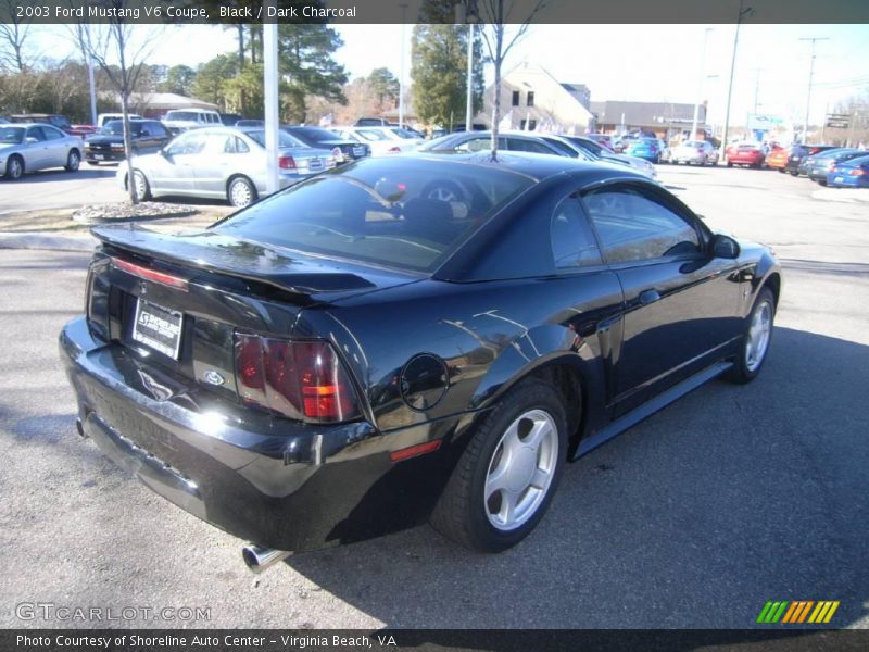 Black / Dark Charcoal 2003 Ford Mustang V6 Coupe