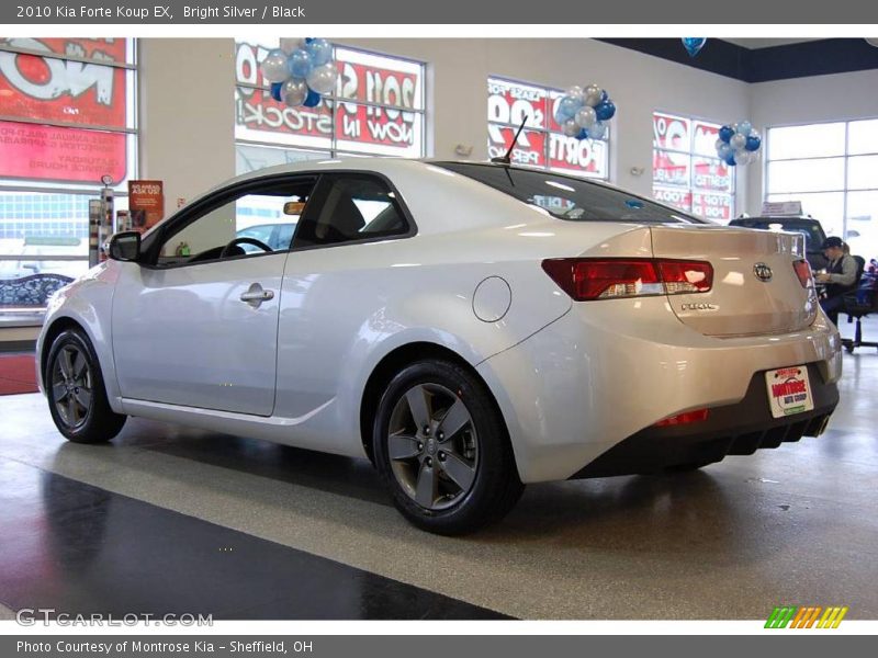 Bright Silver / Black 2010 Kia Forte Koup EX