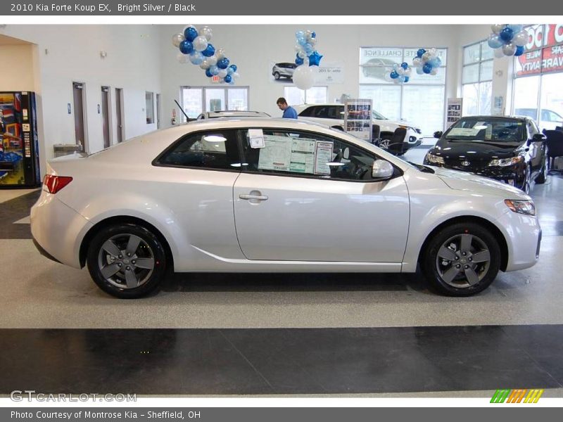 Bright Silver / Black 2010 Kia Forte Koup EX