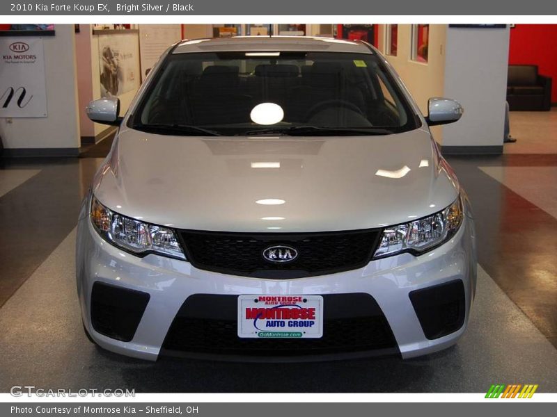 Bright Silver / Black 2010 Kia Forte Koup EX
