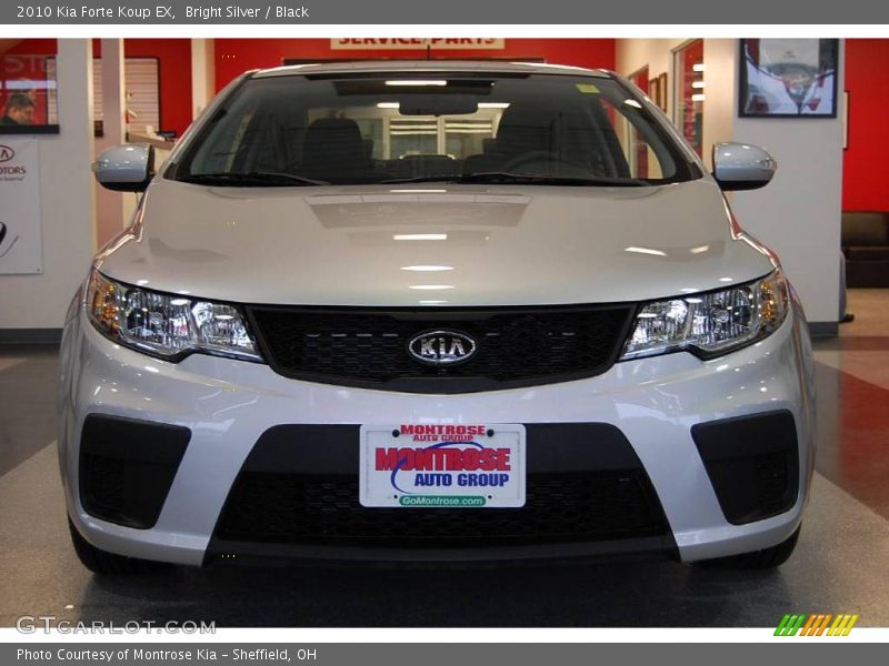 Bright Silver / Black 2010 Kia Forte Koup EX